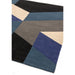 Reef RF13 Big Geo Modern Geometric Hand-Woven Wool Blue/Black/Grey/Cream/Multicolour Rug