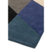 Reef RF13 Big Geo Modern Geometric Hand-Woven Wool Blue/Black/Grey/Cream/Multicolour Rug