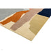 Reef RF14 Abstract Modern Collage Hand-Woven Wool Beige/Grey/Taupe/Muted Multicolour Rug