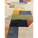 Reef RF15 Modern Geometric Hand-Woven Wool Beige/Muted Multicolour Rug