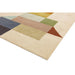 Reef RF15 Modern Geometric Hand-Woven Wool Beige/Muted Multicolour Rug