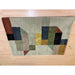 Reef RF15 Modern Geometric Hand-Woven Wool Beige/Muted Multicolour Rug
