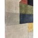 Reef RF15 Modern Geometric Hand-Woven Wool Beige/Muted Multicolour Rug