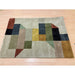 Reef RF15 Modern Geometric Hand-Woven Wool Beige/Muted Multicolour Rug