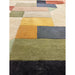 Reef RF15 Modern Geometric Hand-Woven Wool Beige/Muted Multicolour Rug