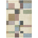 Reef RF17 Blocks Modern Geometric Hand-Woven Wool Beige/Pastel/Multicolour Rug