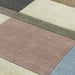 Reef RF17 Blocks Modern Geometric Hand-Woven Wool Beige/Pastel/Multicolour Rug