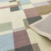 Reef RF17 Blocks Modern Geometric Hand-Woven Wool Beige/Pastel/Multicolour Rug