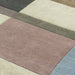 Reef RF17 Blocks Modern Geometric Hand-Woven Wool Beige/Pastel/Multicolour Rug