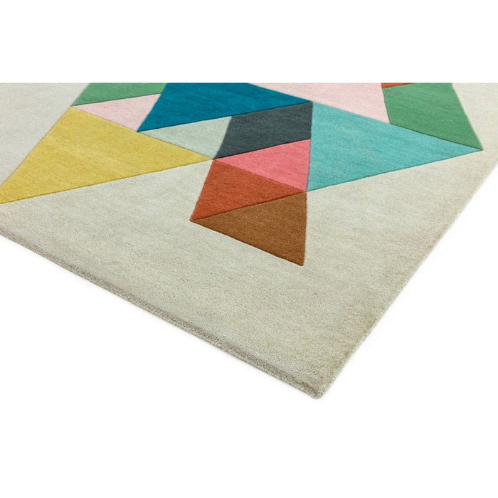 Reef RF18 Triangle Modern Geometric Hand-Woven Multicolour Rug