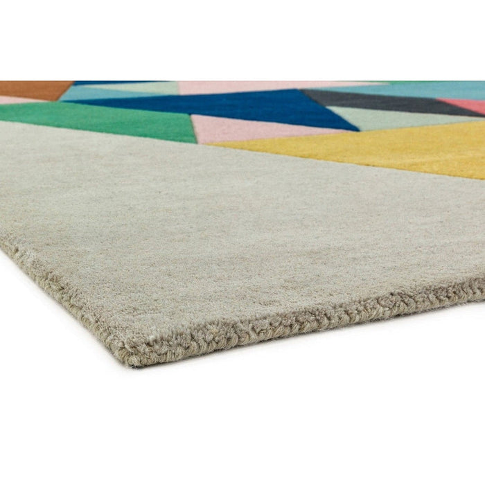 Reef RF18 Triangle Modern Geometric Hand-Woven Multicolour Rug