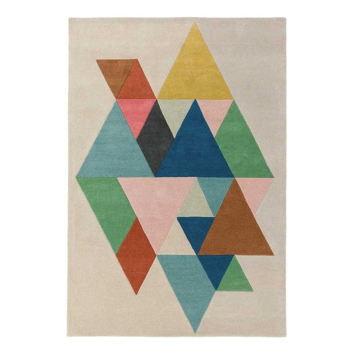 Reef RF18 Triangle Modern Geometric Hand-Woven Multicolour Rug