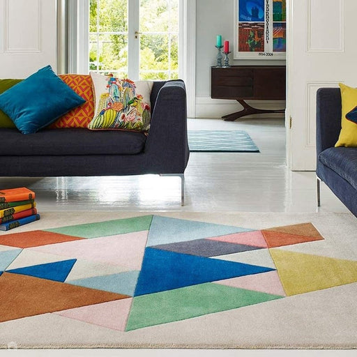 Reef RF18 Triangle Modern Geometric Hand-Woven Multicolour Rug