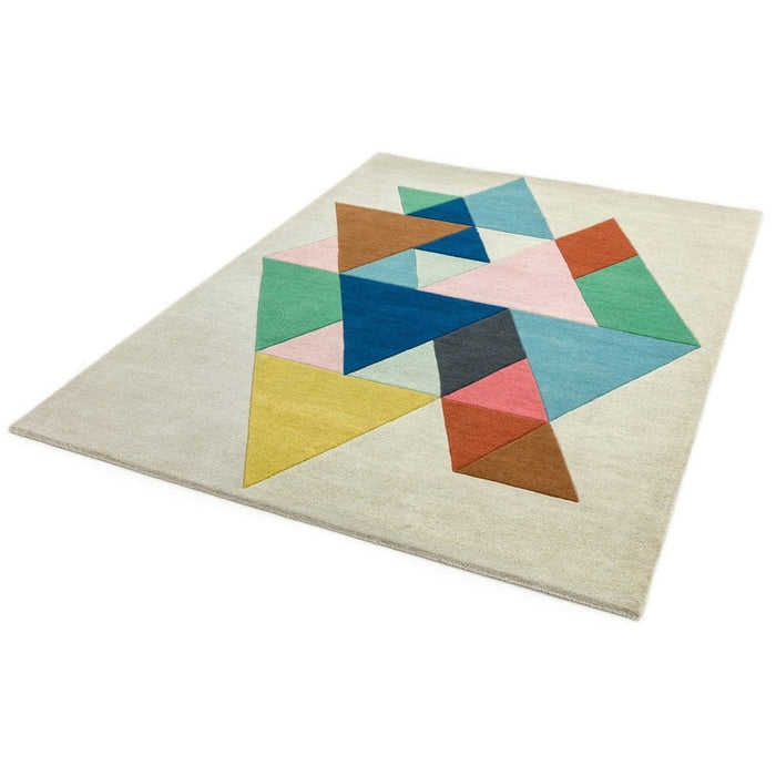 Reef RF18 Triangle Modern Geometric Hand-Woven Multicolour Rug