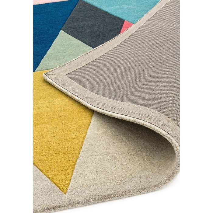 Reef RF18 Triangle Modern Geometric Hand-Woven Multicolour Rug
