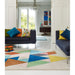 Reef RF18 Triangle Modern Geometric Hand-Woven Multicolour Rug