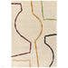 Reef RF22 Linear Modern Geometric Hand-Woven Wool Multicolour/Beige Rug
