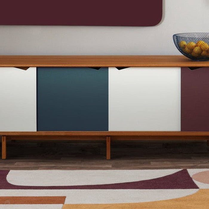 Reef RF23 Connect Modern Geometric Hand-Woven Wool Multicolour Rug