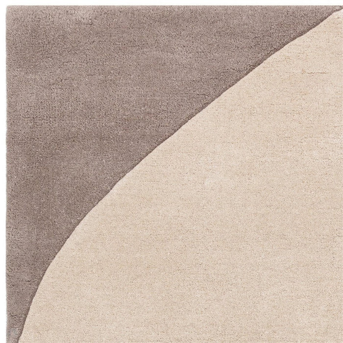 Reef RF24 Mid Century Modern Geometric Hand-Woven Wool Grey/Multi Rug