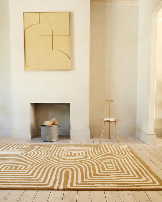 Reef RF28 Curve Ochre Rug