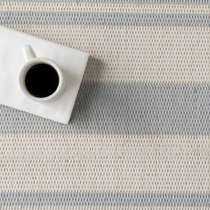 Regency Striped Area Rug for Indoor and Outdoor Use