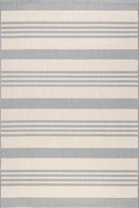 Regency Striped Area Rug for Indoor and Outdoor Use