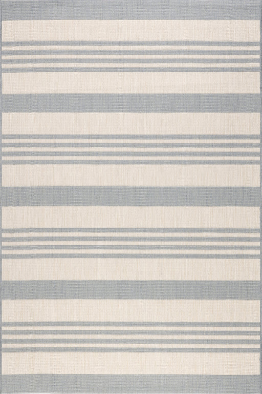 Regency Striped Area Rug for Indoor and Outdoor Use
