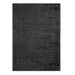 Reko Modern Plain Textured Ribbed Lines Viskoosi/puuvilla Shimmer Flatweave Charcoal matto