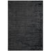 Reko Modern Plain Textured Ribbed Lines Viskoosi/puuvilla Shimmer Flatweave Charcoal matto