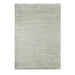 Reko Modern Plain Textured Ribbed Lines Viscose/Cotton Shimmer Flatweave French Grey Rug