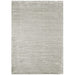 Reko Modern Plain Textured Ribbed Lines Viscose/Cotton Shimmer Flatweave French Grey Rug