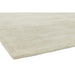 Reko Modern Plain Textured Ribbed Lines Viscose/Cotton Shimmer Flatweave Putty Rug