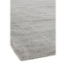 Reko Modern Plain Textured Ribbed Lines Viscose/Cotton Shimmer Flatweave Silver Rug