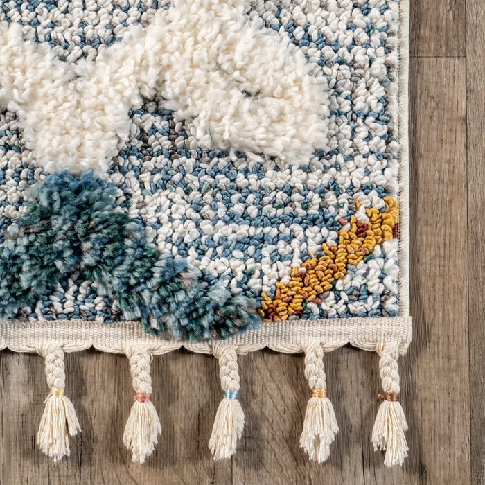 Renata Grey Crosshatch Area Rug 160x230 cm