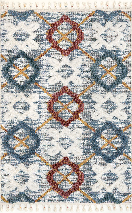Renata Grey Crosshatch Area Rug 160x230 cm