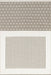 Tappeto lavabile geometrico reversibile 120x180 cm Beige