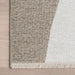 Reversible Geometric Washable Rug 152x244 cm Beige