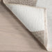 Reversible Geometric Washable Rug 152x244 cm Beige
