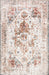 Reversible Hazy Area Rug in Rust and Beige 150 x 240 cm