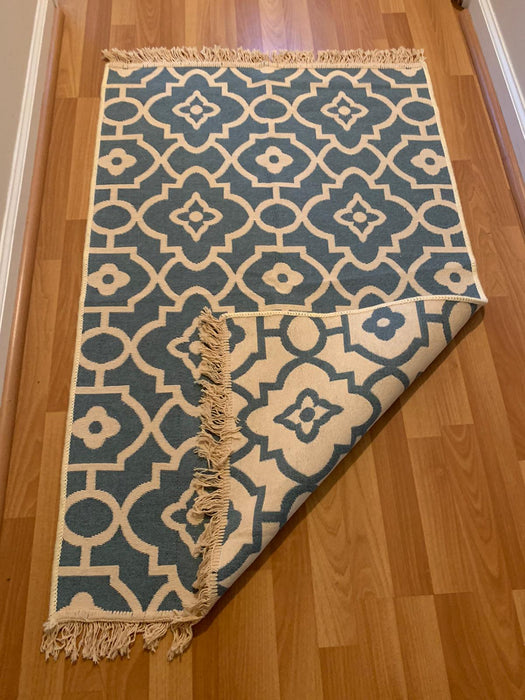 Reversible Kilim Rug 81Cm X 122Cm Washable And Modern