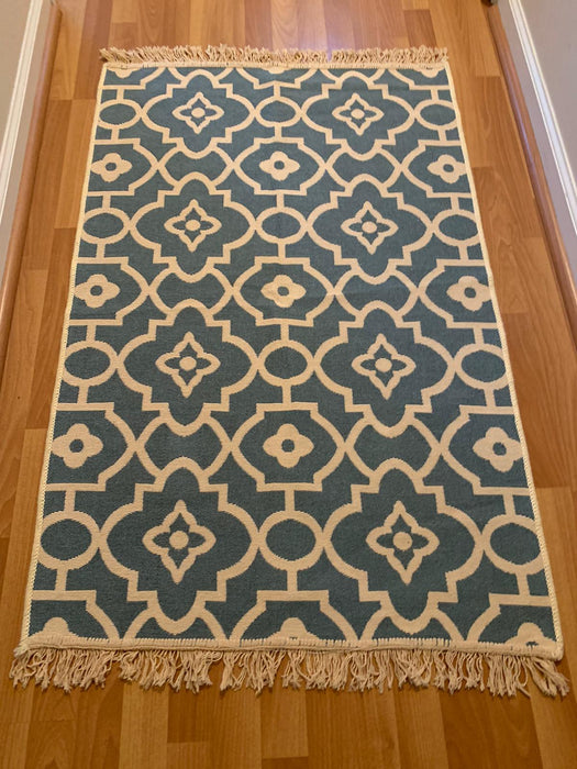 Reversible Kilim Rug 81Cm X 122Cm Washable And Modern