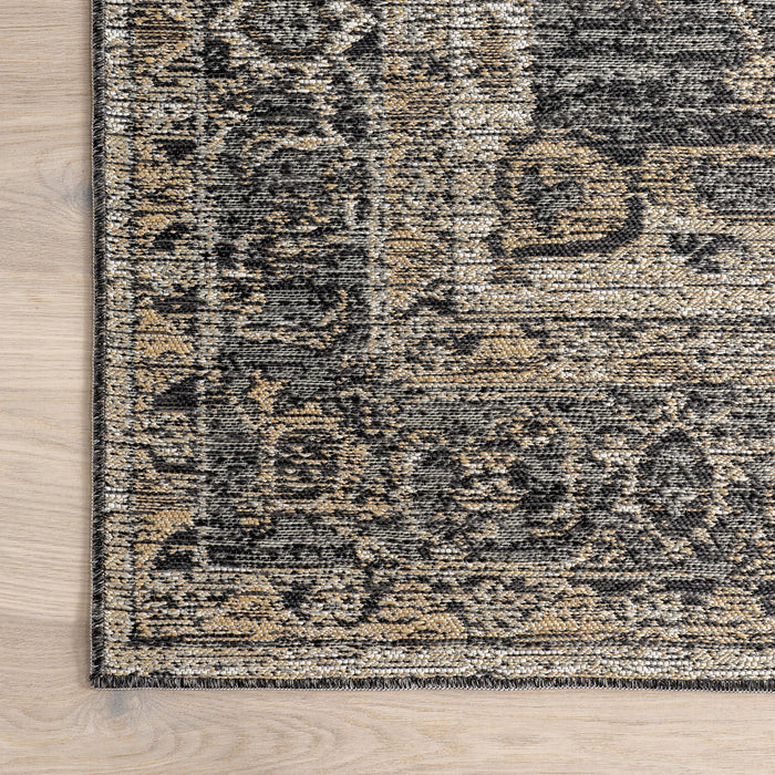 Reversible Medallion Indoor Outdoor Area Rug 152x244 cm