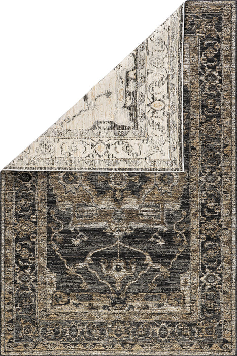 Reversible Medallion Indoor Outdoor Area Rug 152x244 cm