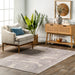 Reversible Washable Area Rug 152 Cm Beige And Navy