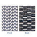 Reversible Washable Area Rug 160 Cm Beige Navy