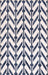 Reversible Washable Area Rug 160 Cm Beige Navy