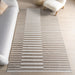 Reversible Washable Geometric Rug 120x180 cm Taupe