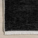 Reversible Washable Piano Keys Rug Black Cream 120x180 cm