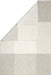 Reversible Washable Plaid Rug in Cream for Home Decoration