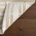 Reversible Washable Striped Rug 152x244 cm Taupe